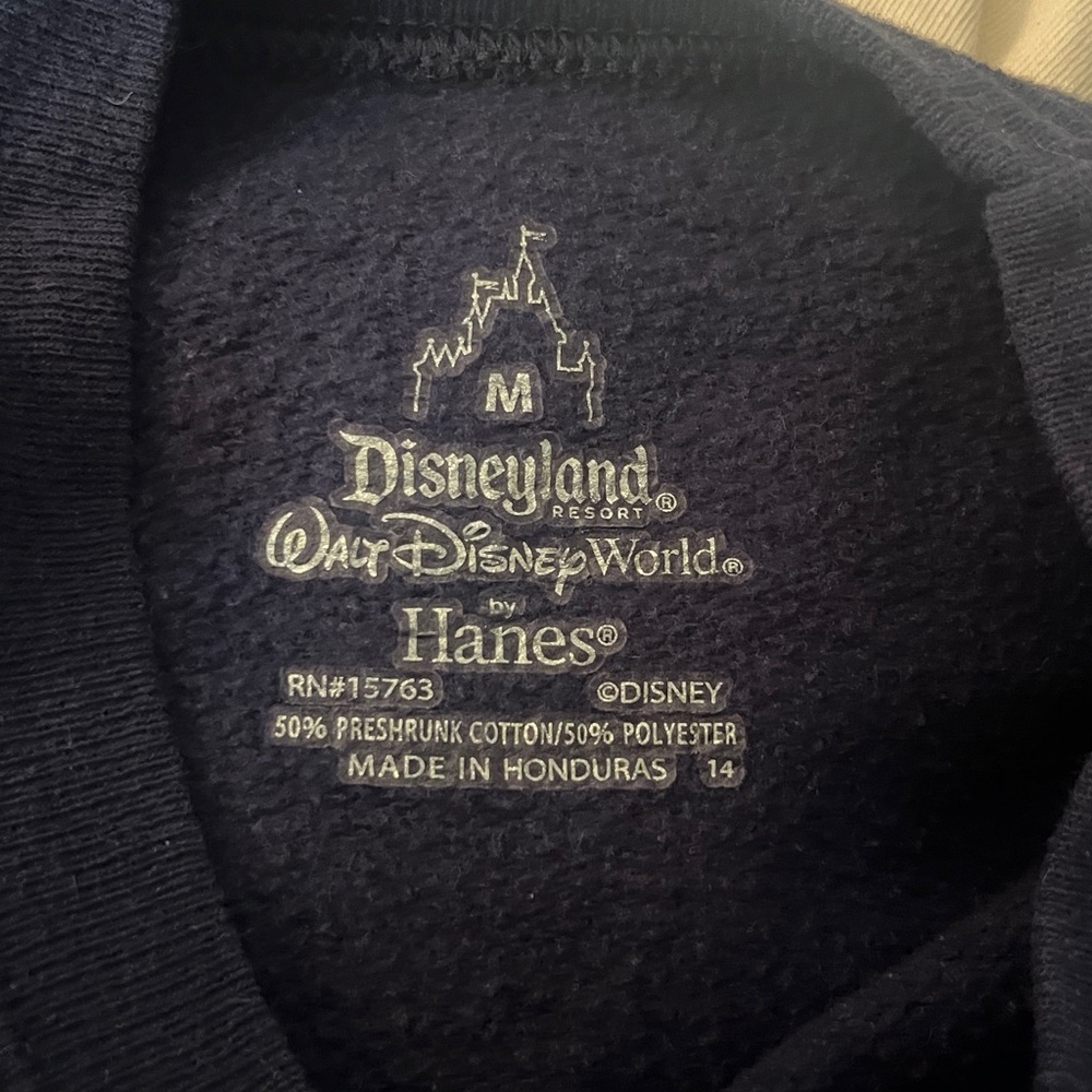 Disneyland Resort 2015 Navy Blue Sweatshirt - Picture 3 of 3